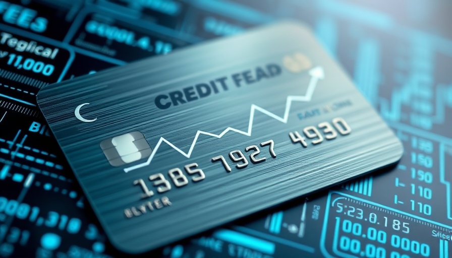Graph showing rising credit card fees.