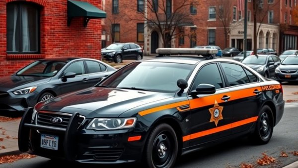Washington County sheriff patrol car parked in North Carolina.