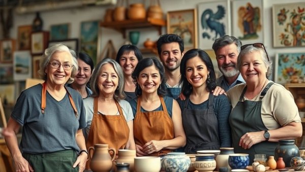 Lively group of WNC Artisans at American Craft Made Baltimore exhibition.