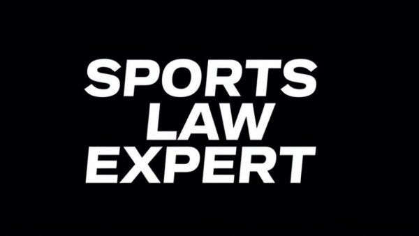 Sports Law Expert logo in bold modern design