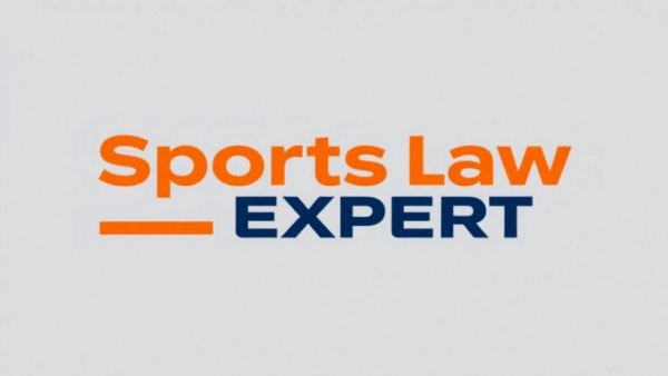Sports Law Expert logo in navy blue and orange for NIL Institutional Report.