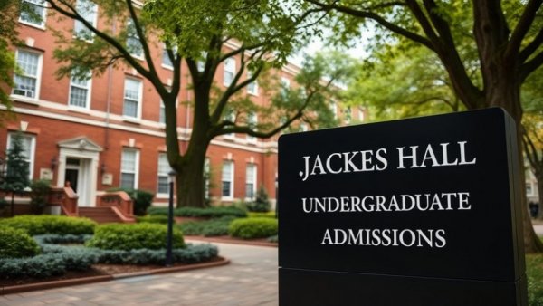 Jackson Hall sign at university campus, related to 90-credit degree options.