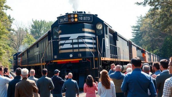 Freight train services Asheville showcased at lively event