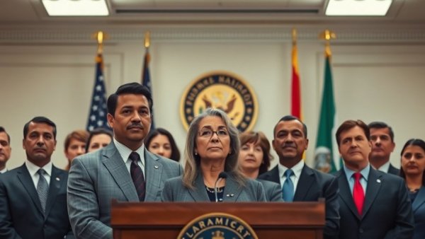 Diverse group discusses NC Medicaid funding at press conference.