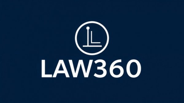 LAW360 logo on a navy background.
