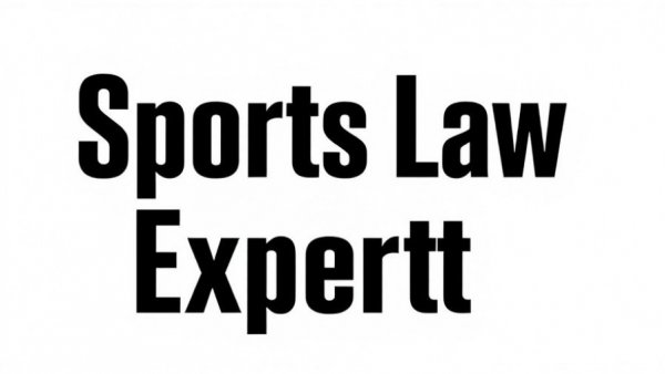 Sports Law Expert logo, modern and bold design.
