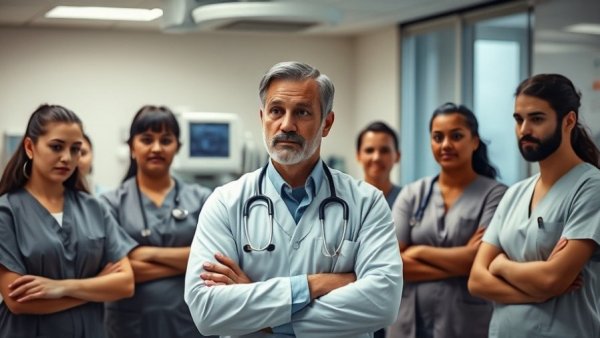 UNC Wilmington medical school proposal: instructor and students in training