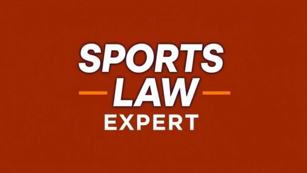 Sports Law Expert logo in bold modern design