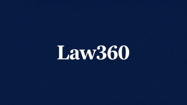 Law360 logo on navy background related to Maine Tribal Gambling Dispute.