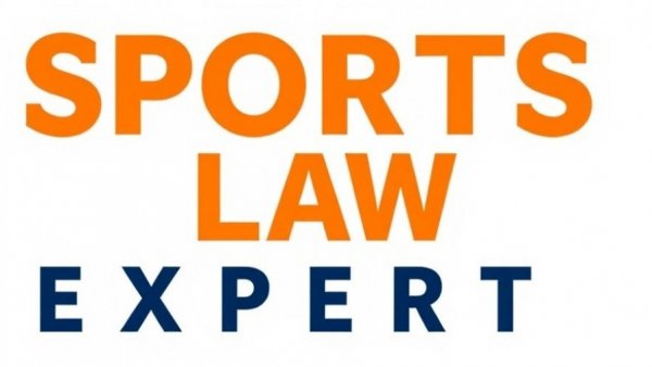 Sports law expert Rebecca Goldberg text in bold colors