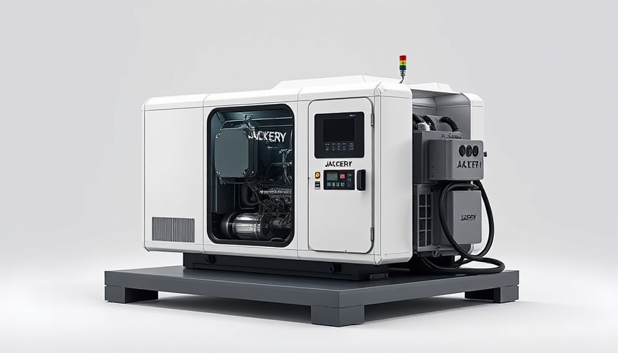 Sleek Jackery Power Station for winter outages, compact and modern design.
