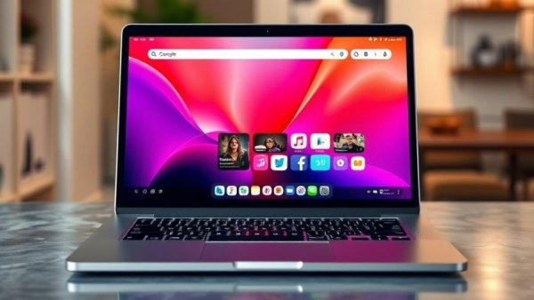 Dell Inspiron laptop deal showcasing vibrant screen and creative apps.