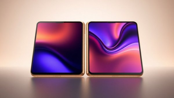 Huawei Mate X7 foldable smartphone showcasing dual displays.