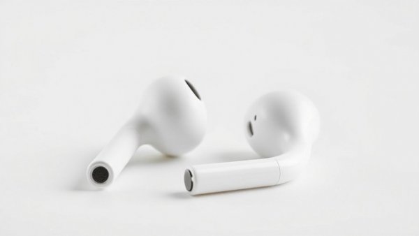 Sleek AirPods Max showcasing design on white backdrop.