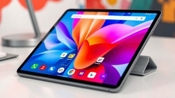OnePlus Pad Go 2 displayed on desk with vibrant apps.