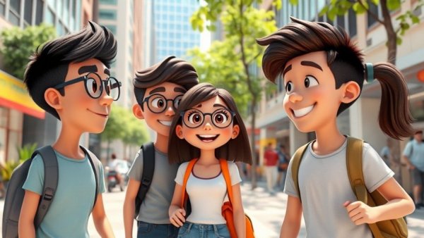 The Sims 4 characters enjoying vibrant city life, featuring Coach collaboration items.