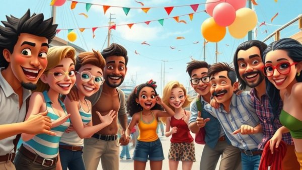 Genshin Impact Luna 6 update characters in festive harbor