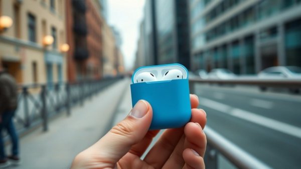 AirPods Max 2 viewed as an underwhelming status symbol in an urban setting.