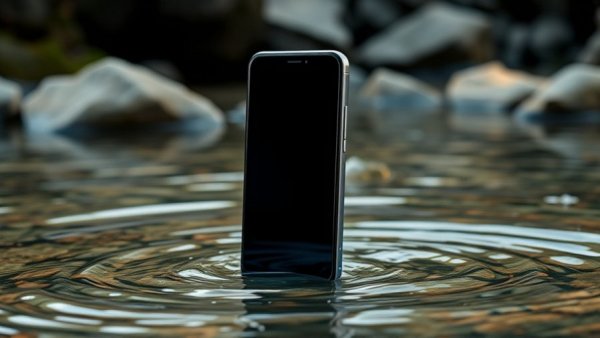HONOR 600 Series smartphones displayed against a water backdrop.