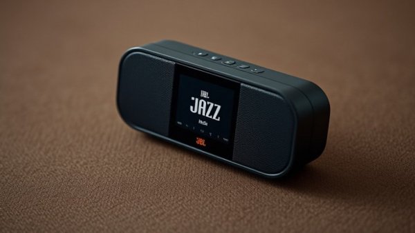 JBL Tour One M3 headphones device displaying jazz mode on a surface.