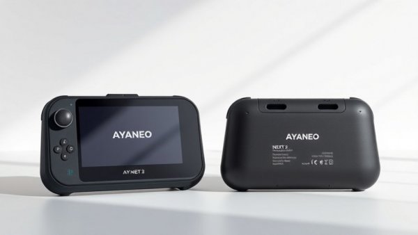 Ayaneo Next 2 console front and back view, shipping updates.