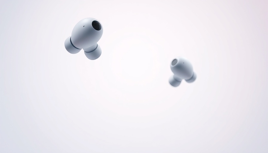 Samsung Galaxy Buds floating design showcases battery capacity.