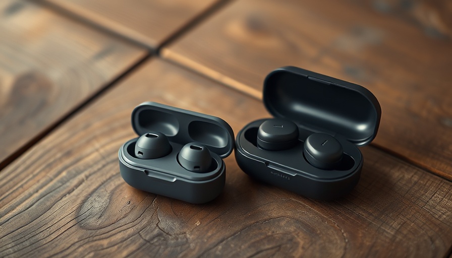 Bose QuietComfort Ultra Earbuds and Skullcandy Method 360 ANC cases compared on wood.