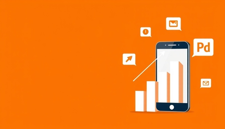 Minimalist smartphone icon with bar chart on orange background, top trending phones of week 31.