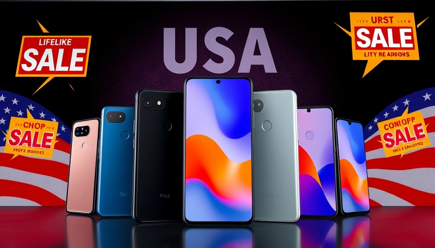 Google Pixel 10 series pre-order display with USA elements.