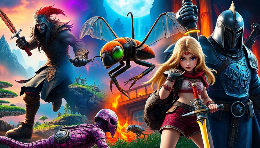 Xbox Game Pass Ultimate with diverse game characters and art styles.