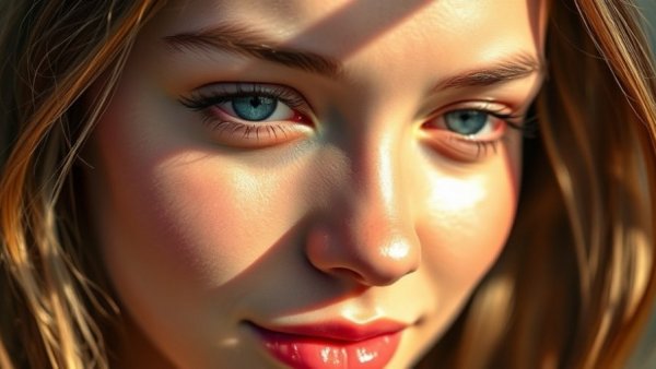 Radiant skin in soft sunlight, showcasing skin brightening tips.