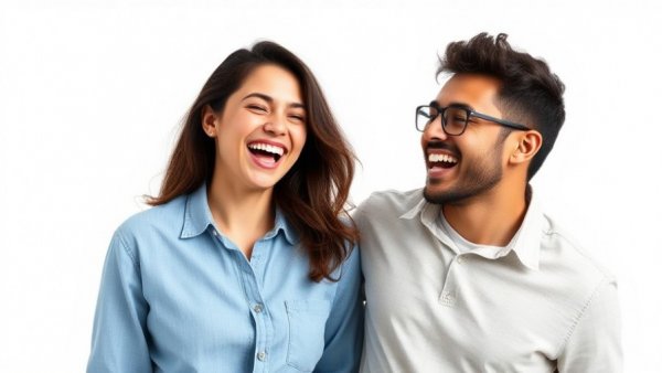 Laughing pair in interview for Maxton Hall costar test.