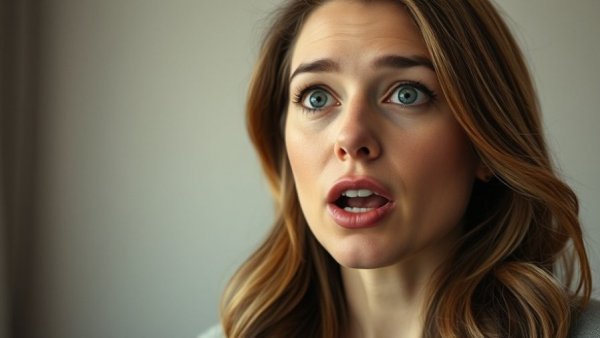 Expressive moments in docuseries, woman speaking passionately.