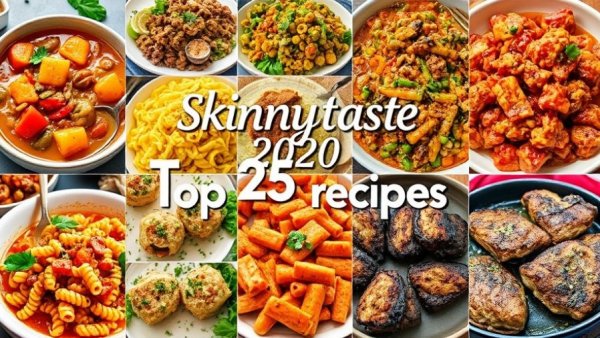 Collage of most loved Skinnytaste recipes for 2025.