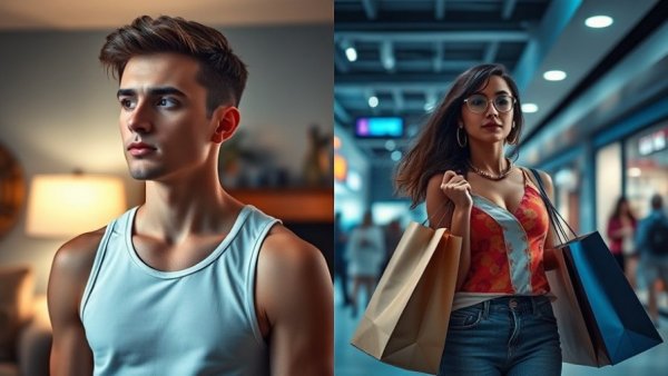 Nostalgic 2000s personality scene with iconic characters.