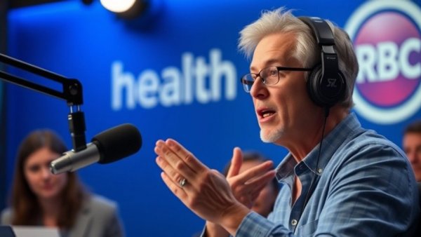 Passionate speaker at health radio show focusing on wellness topics.