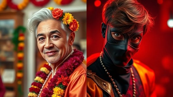 Celebrities who ruined their careers in vibrant scenes with contrasting styles.