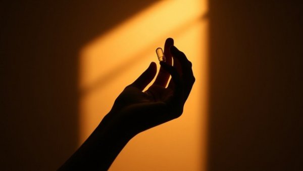 Silhouette of a hand holding a capsule against light, symbolizing supplement studies confusion.