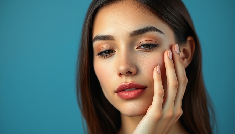 Serene woman after Brazilian-inspired chemical peel in Dallas.