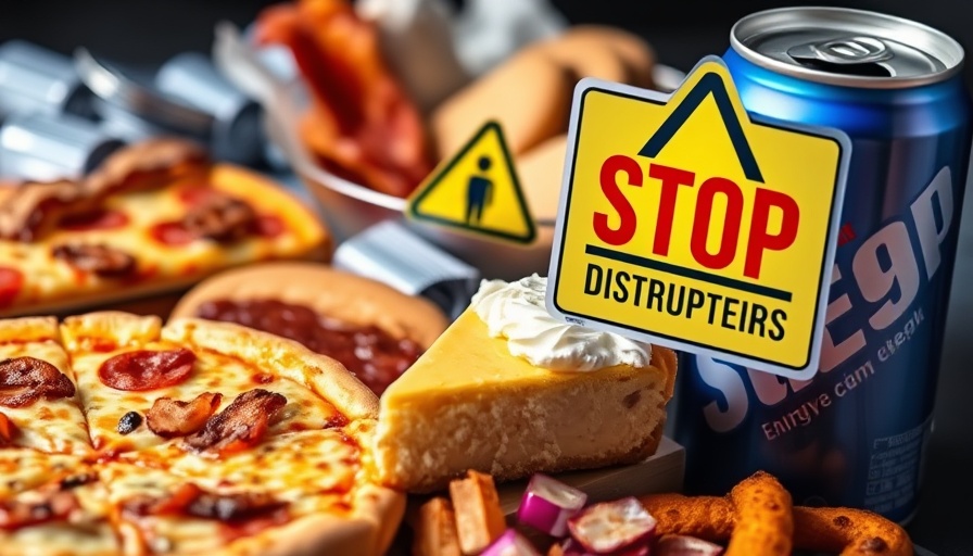 Infographic on foods to avoid before bed.