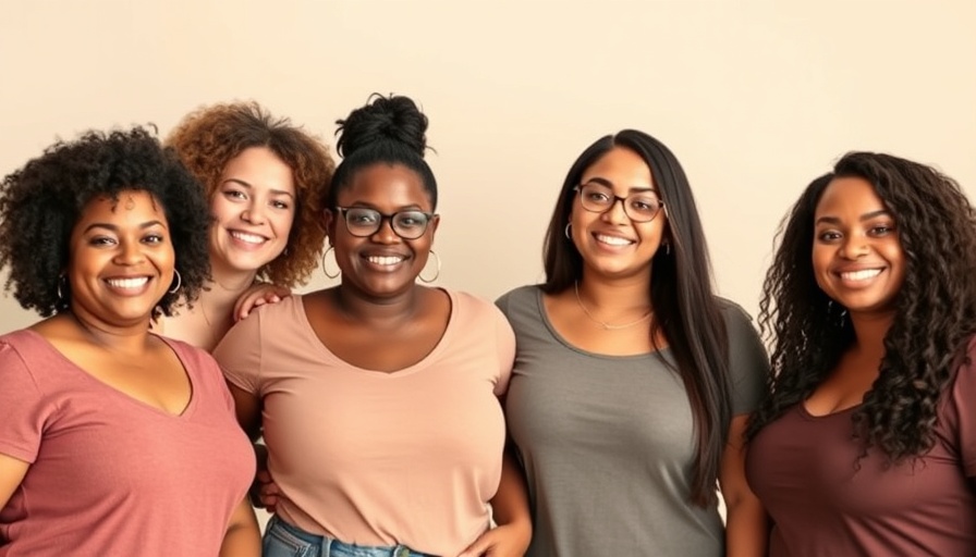 Diverse women celebrating body positivity relevant to peptide-based weight loss.