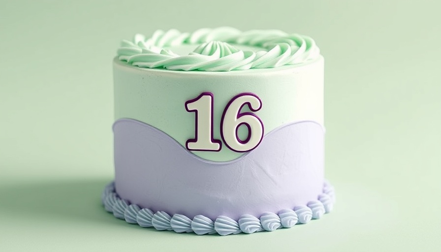 Sweet 16 anniversary cake of The Healthy Home Economist.