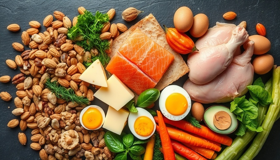 Diverse biotin-rich foods emphasize the importance of biotin for hair and nails.
