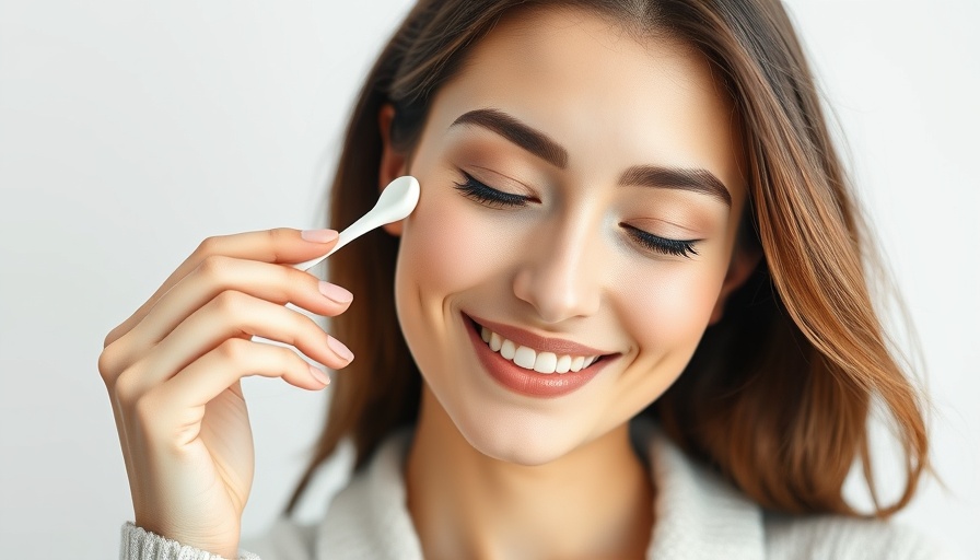 Woman applying cream under eyes, comparing Plexaderm vs Hemorrhoid Cream.