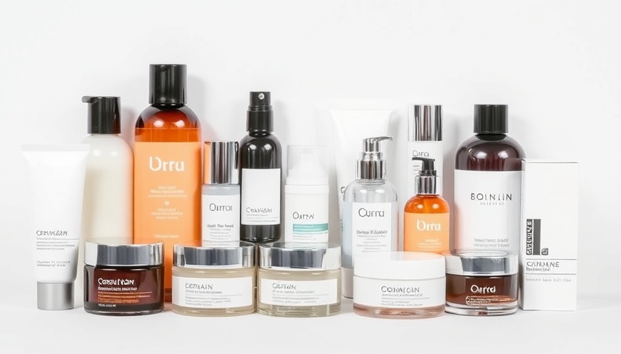Exquisite Labor Day skincare picks 2025, diverse product display.