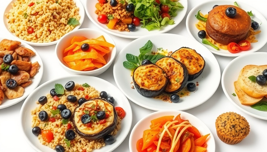 Free 7-day healthy meal plan featuring vibrant dishes.