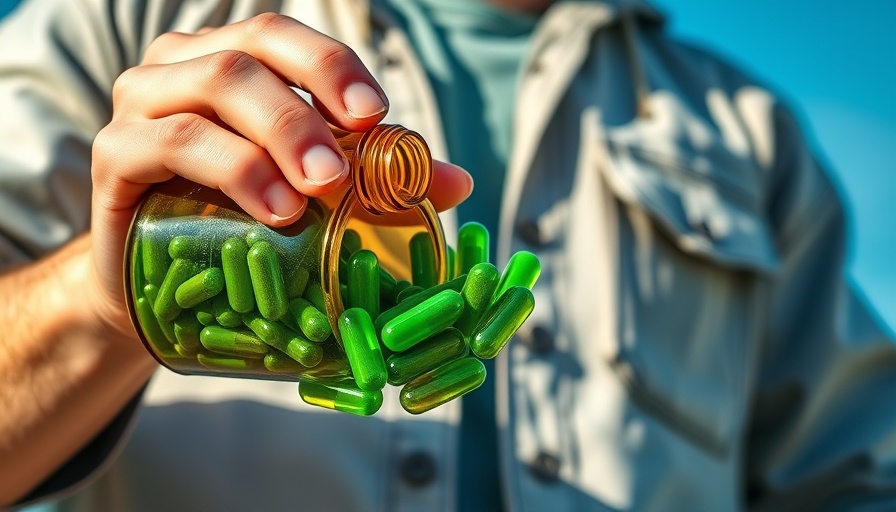 Probiotics for bloating capsules in hands, natural lighting.