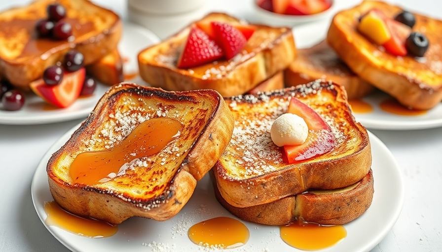 Best French toast recipes collage with diverse dishes.