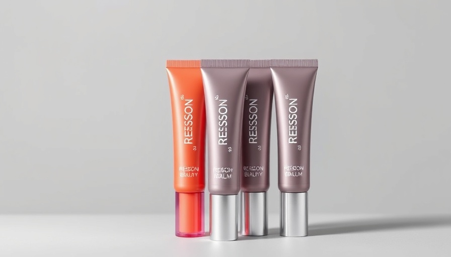 REESON Beauty Glossing Balm tubes with packaging design review.