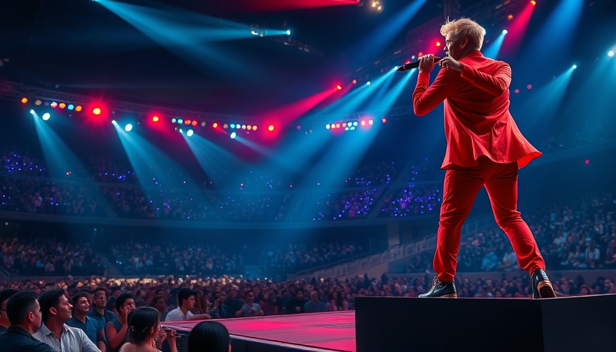 Energetic performance at Bad Bunny Super Bowl Halftime Show.